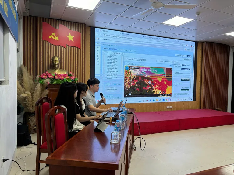 Phần trình bày tại hội trường